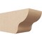 Ekena Millwork 6in. W x 6in. H x 12in. L Greensboro Woodgrain TimberThane Rafter Tail, Primed Tan RFTUR06X06X12GRNRCPR - alternate 1